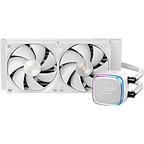 Ocypus iota L24 White Liquid Cooler CPU with Display,240mm Water